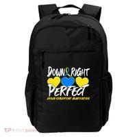 Down Right Perfect Down Syndrome Awareness Backpack thumb 0