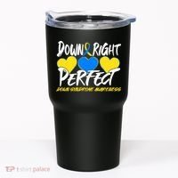 Down Right Perfect Down Syndrome Awareness Tumbler thumb 0