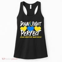 Down Right Perfect Down Syndrome Awareness Women's Tank Top thumb 0