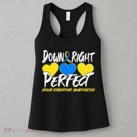 Down Right Perfect Down Syndrome Awareness Women's Tank Top thumb 3