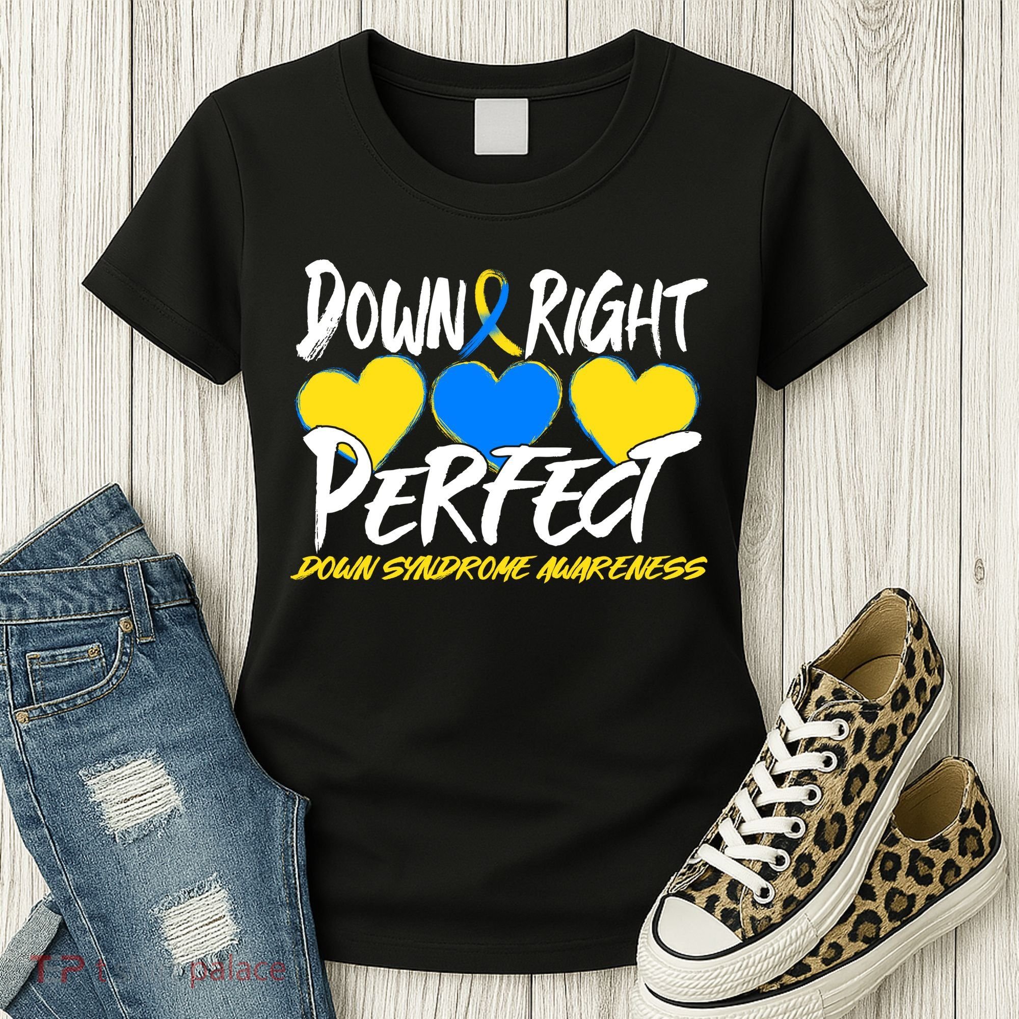 Down Right Perfect Down Syndrome Awareness Women's T-Shirt