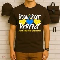 Down Right Perfect Down Syndrome Awareness T-Shirt thumb 6