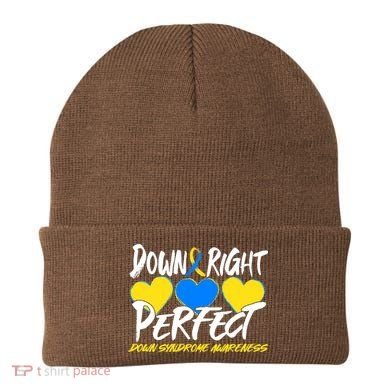 Down Right Perfect Down Syndrome Awareness Beanie