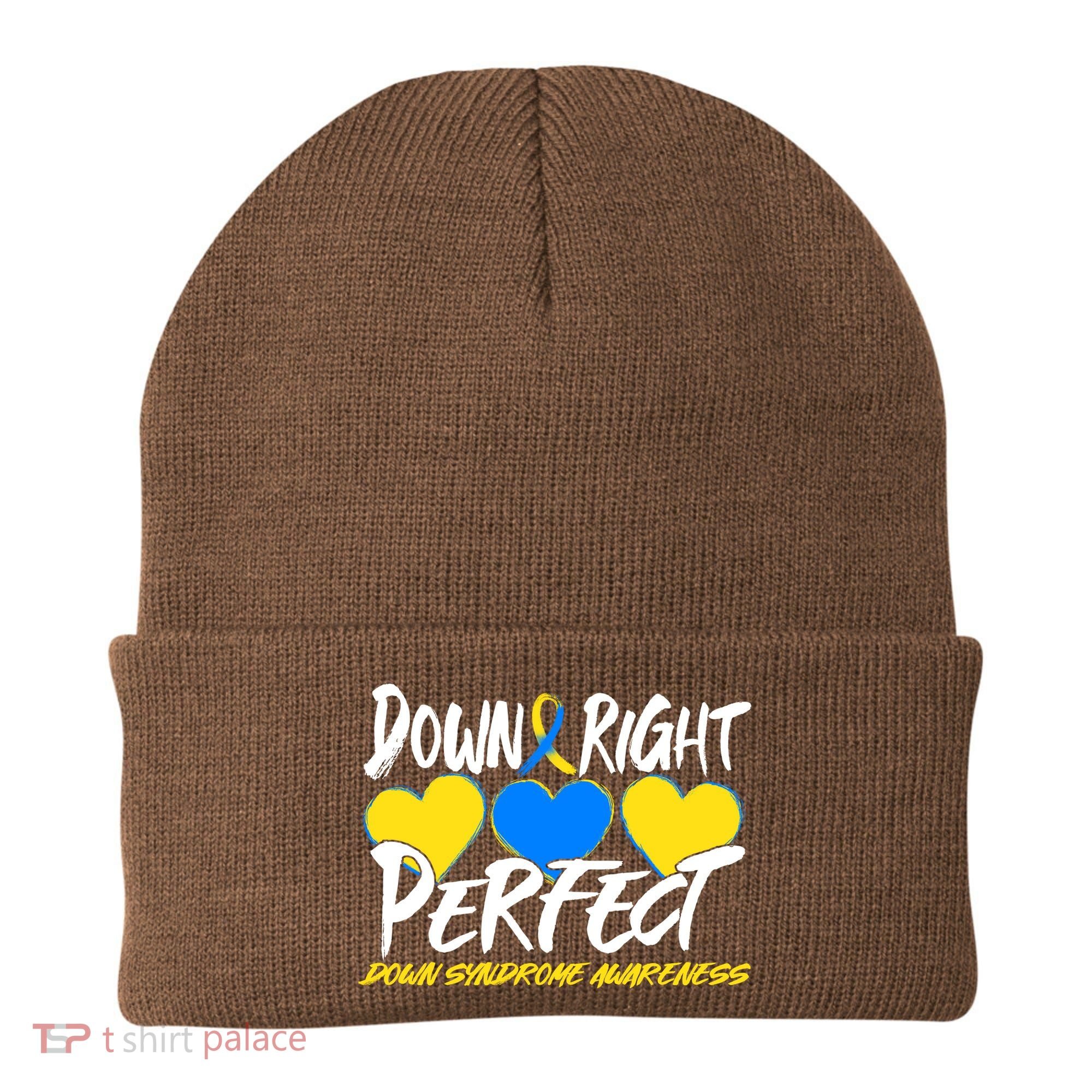 Down Right Perfect Down Syndrome Awareness Beanie