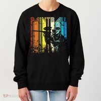 Distressed Retro Paintball For Gift Women's Sweatshirt thumb 0
