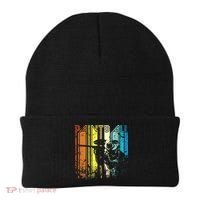 Distressed Retro Paintball For Gift Beanie thumb 0