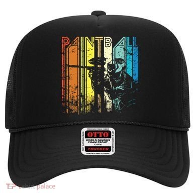 Distressed Retro Paintball For Gift Hat