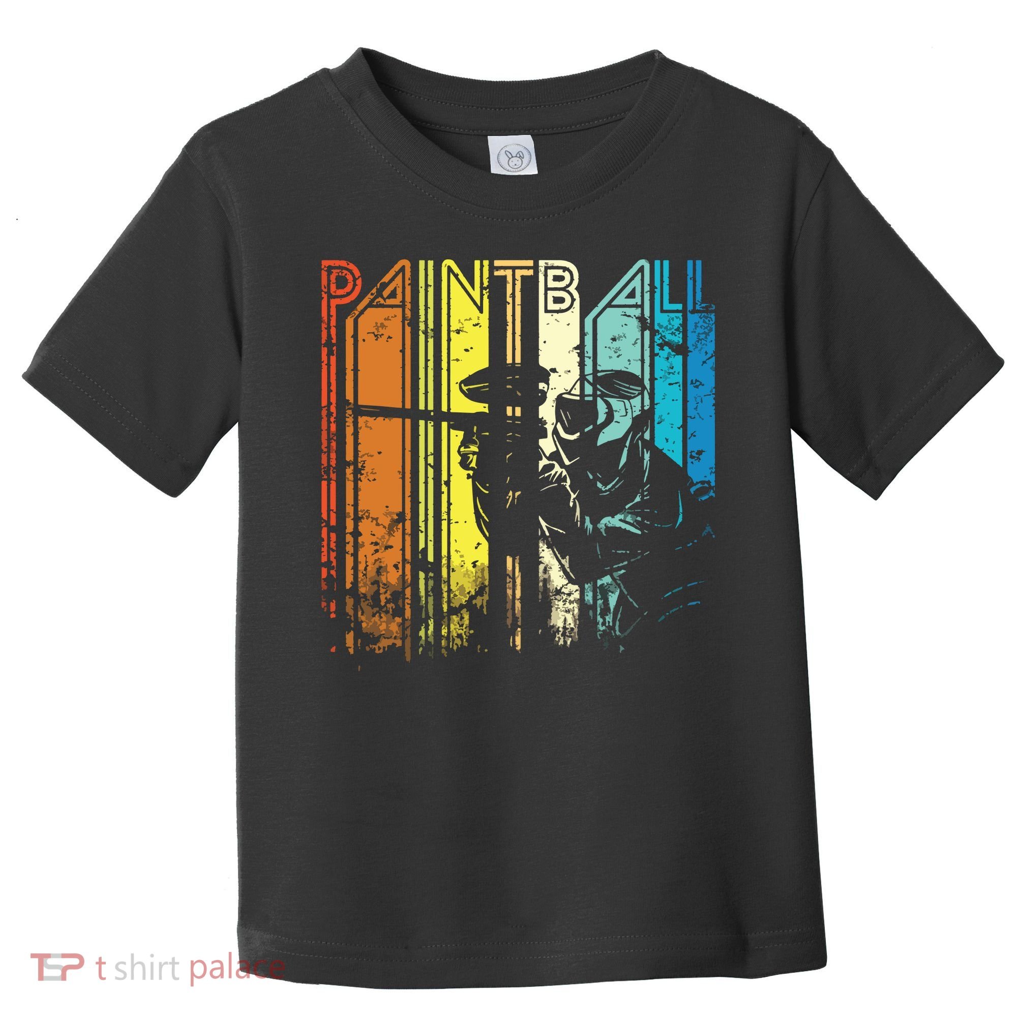 Distressed Retro Paintball For Gift Toddler T-Shirt