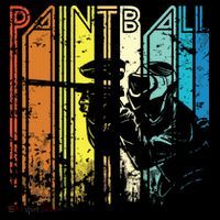 Distressed Retro Paintball For Gift Toddler T-Shirt thumb 4