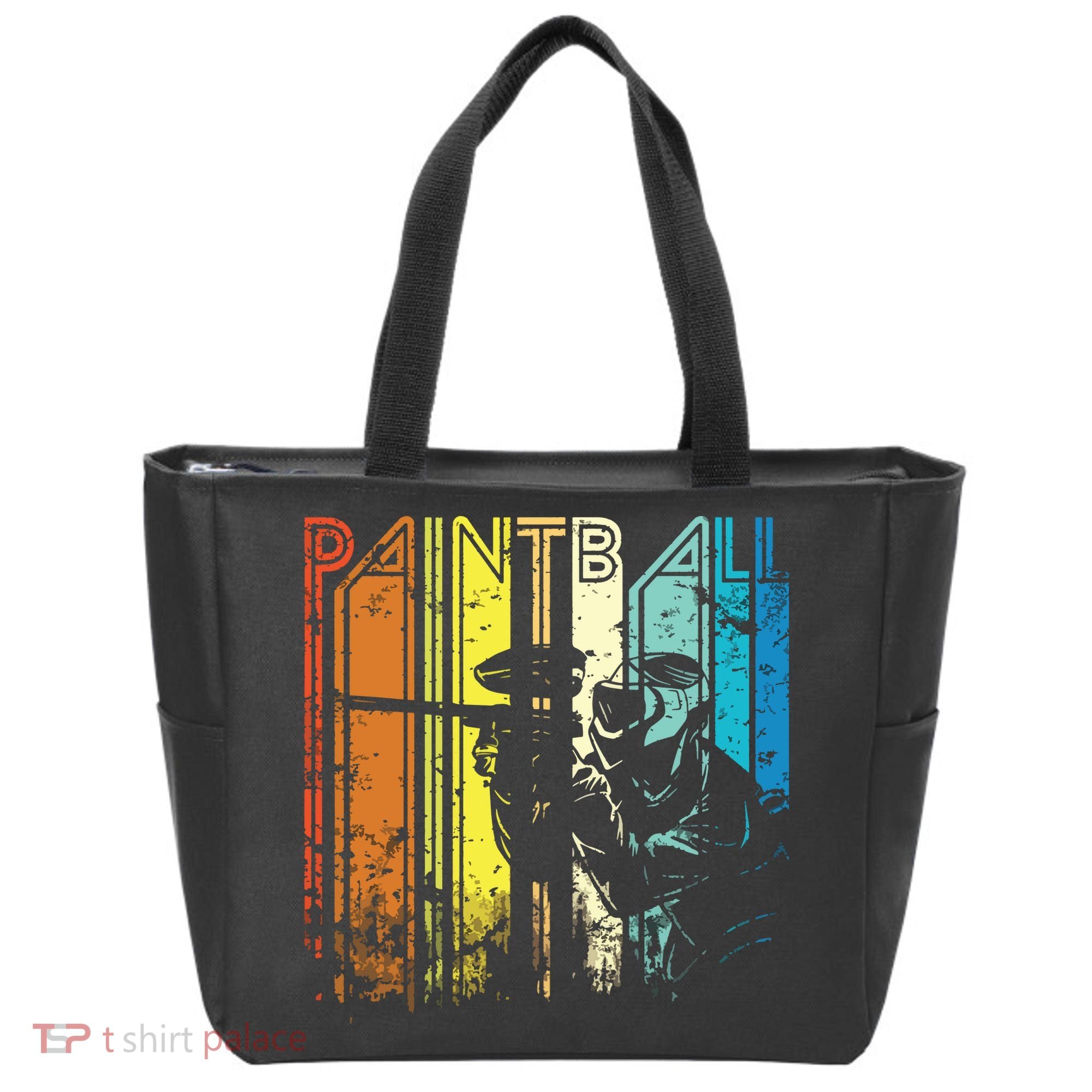 Distressed Retro Paintball For Gift Tote Bag