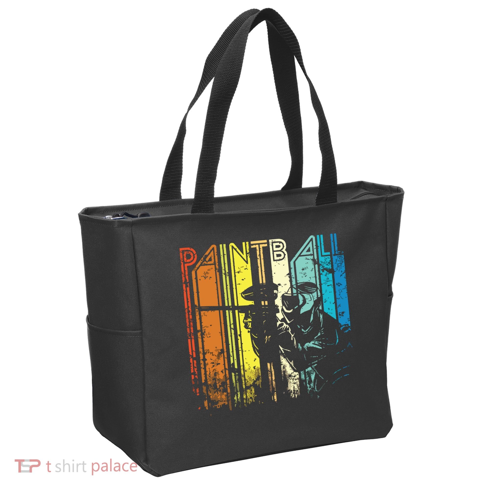 Distressed Retro Paintball For Gift Tote Bag
