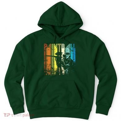 Distressed Retro Paintball For Gift Hoodie