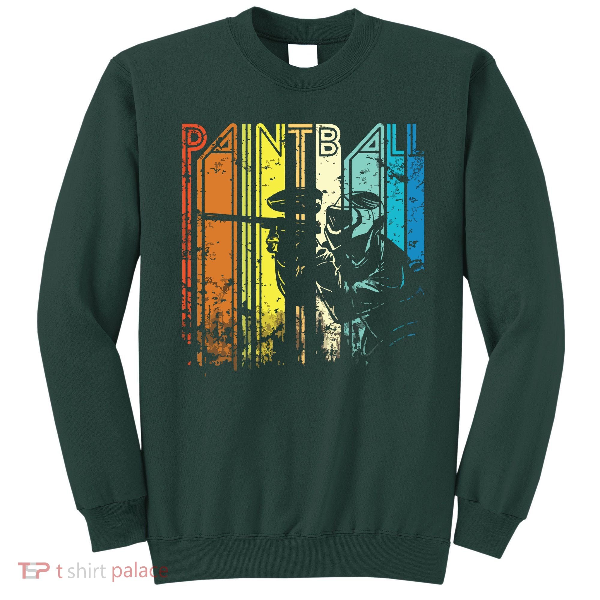 Distressed Retro Paintball For Gift Sweatshirt