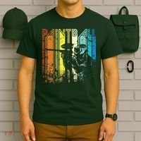 Distressed Retro Paintball For Gift T-Shirt thumb 6