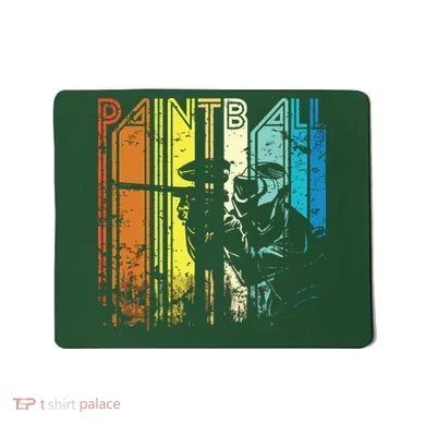 Distressed Retro Paintball For Gift Mousepad