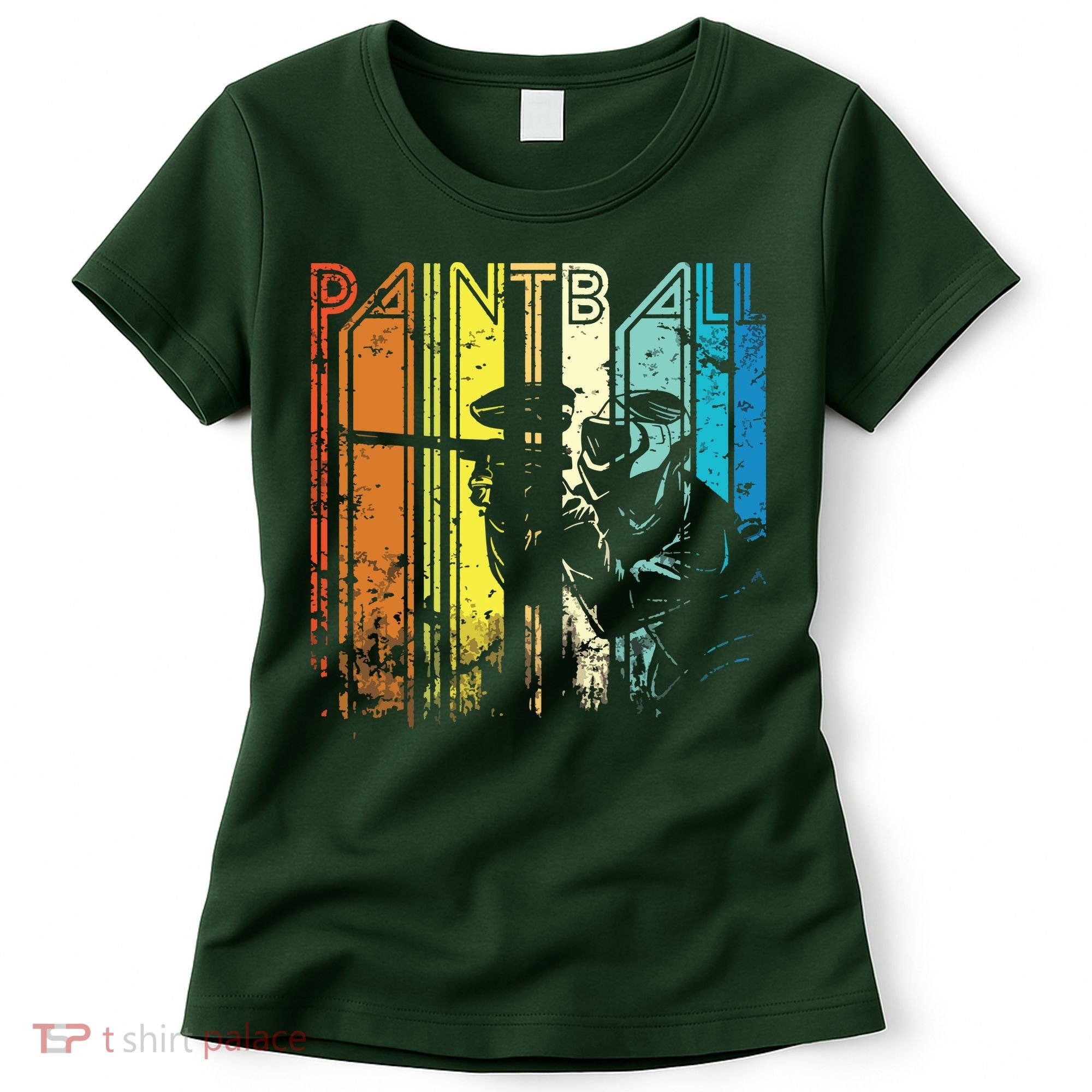 Distressed Retro Paintball For Gift Women's T-Shirt