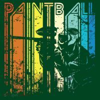 Distressed Retro Paintball For Gift Kids Sweatshirt thumb 2