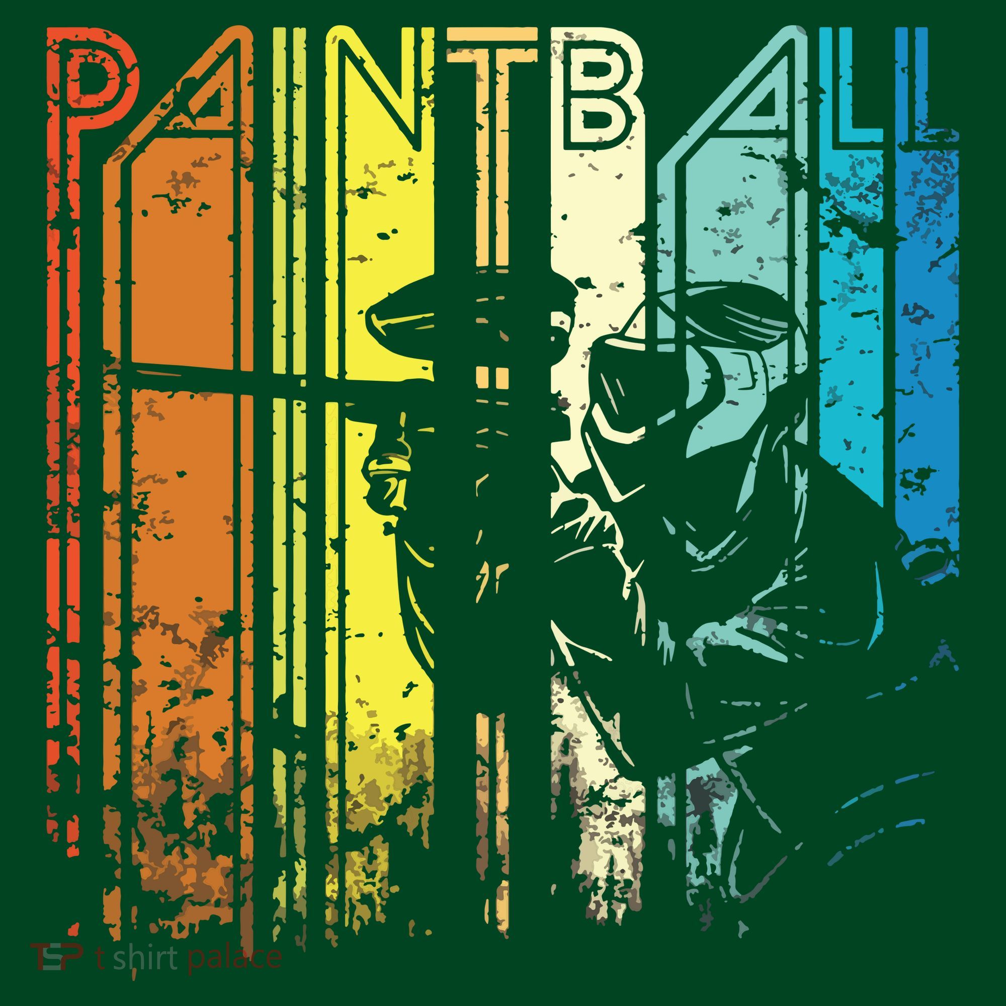 Distressed Retro Paintball For Gift Kids Sweatshirt