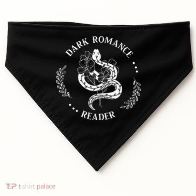 Dark Romance Reader Bookish Smut Reader Smutty Book Lover USA-Made Doggie Bandana