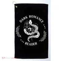Dark Romance Reader Bookish Smut Reader Smutty Book Lover Golf Towel thumb 0