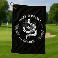 Dark Romance Reader Bookish Smut Reader Smutty Book Lover Golf Towel thumb 1