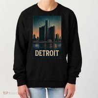 Detroit Revival Retro Skyline Glory Women's Sweatshirt thumb 0
