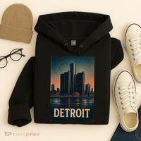 Detroit Revival Retro Skyline Glory Hoodie thumb 4