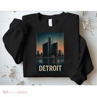 Detroit Revival Retro Skyline Glory Sweatshirt thumb 2