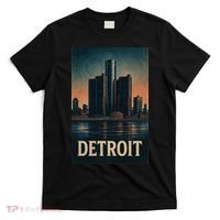 Detroit Revival Retro Skyline Glory T-Shirt thumb 0