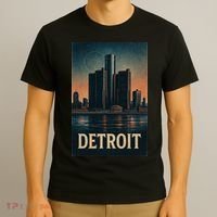 Detroit Revival Retro Skyline Glory T-Shirt thumb 3