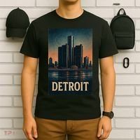 Detroit Revival Retro Skyline Glory T-Shirt thumb 6