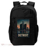 Detroit Revival Retro Skyline Glory Backpack thumb 0