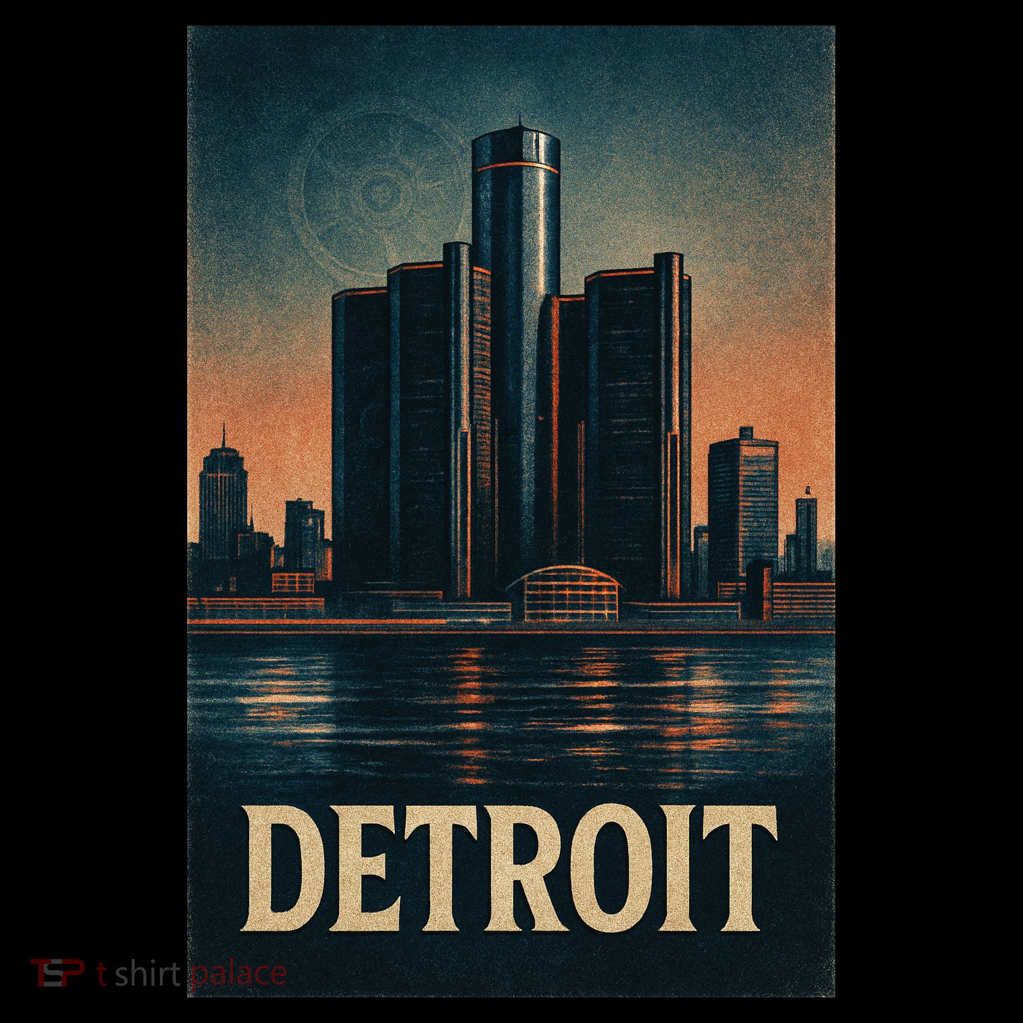 Detroit Revival Retro Skyline Glory Coffee Mug