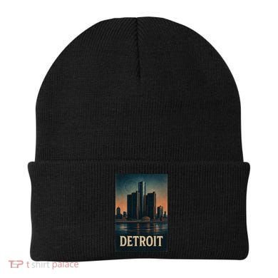 Detroit Revival Retro Skyline Glory Beanie