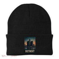 Detroit Revival Retro Skyline Glory Beanie thumb 0