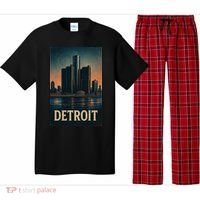 Detroit Revival Retro Skyline Glory Pajama Set thumb 0