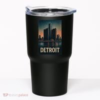 Detroit Revival Retro Skyline Glory Tumbler thumb 0