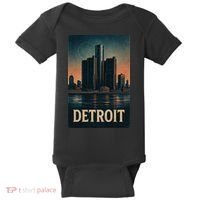 Detroit Revival Retro Skyline Glory Baby Bodysuit thumb 0