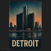 Detroit Revival Retro Skyline Glory Hat thumb 2