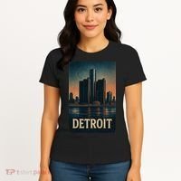 Detroit Revival Retro Skyline Glory Women's T-Shirt thumb 4