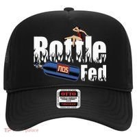 Drag Racing Race Car Power Adder Nos Bottle Fed Hat thumb 0