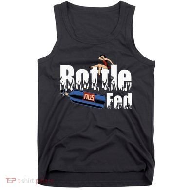 Drag Racing Race Car Power Adder Nos Bottle Fed Tank Top