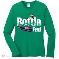Drag Racing Race Car Power Adder Nos Bottle Fed Women's Long Sleeve Shirt thumb 0