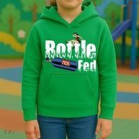 Drag Racing Race Car Power Adder Nos Bottle Fed Kids Hoodie thumb 3