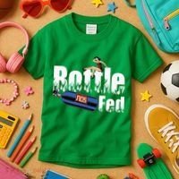 Drag Racing Race Car Power Adder Nos Bottle Fed Kids T-Shirt thumb 3