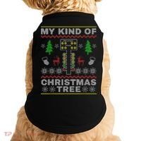 Drag Racers Racing Christmas Tree Sweater Doggie Tank thumb 0
