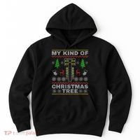 Drag Racers Racing Christmas Tree Sweater Hoodie thumb 0