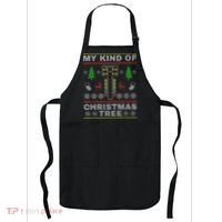 Drag Racers Racing Christmas Tree Sweater Apron thumb 0