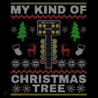 Drag Racers Racing Christmas Tree Sweater Mousepad thumb 1