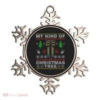 Drag Racers Racing Christmas Tree Sweater Ornament thumb 0
